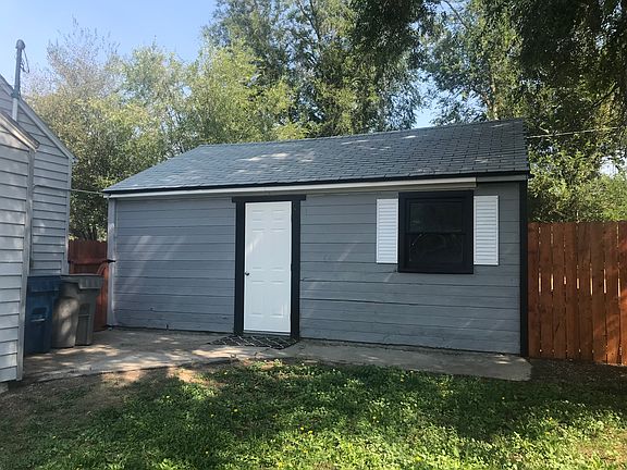 Detached two car garage