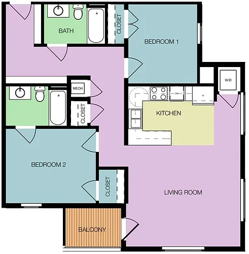Floor plan Masonry T2-B3