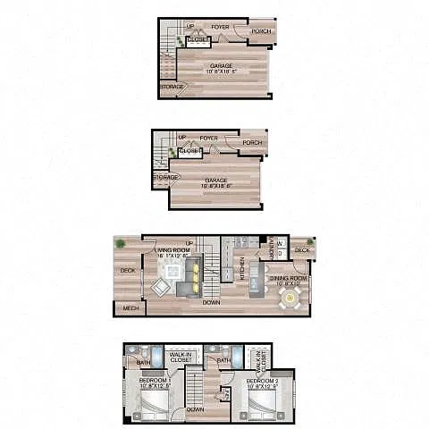 Floor plan The Taylor Townhome