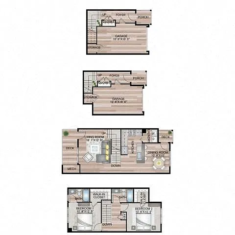 Floor plan The Taylor Townhome