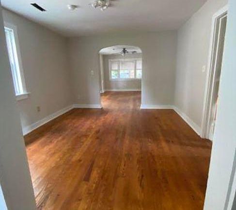 Dining room looking into living room