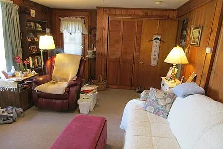 LIVING ROOM with coat closet