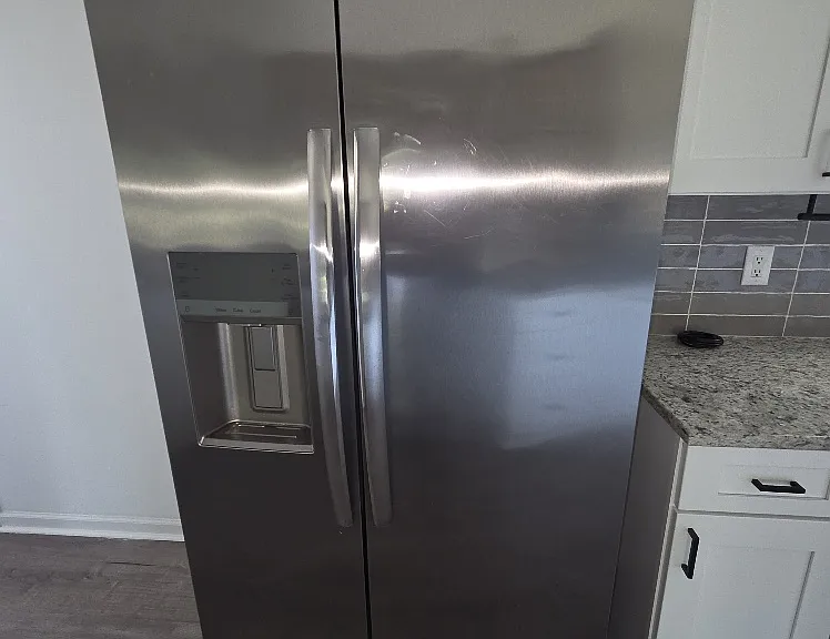Full size stainless steel refrigerator