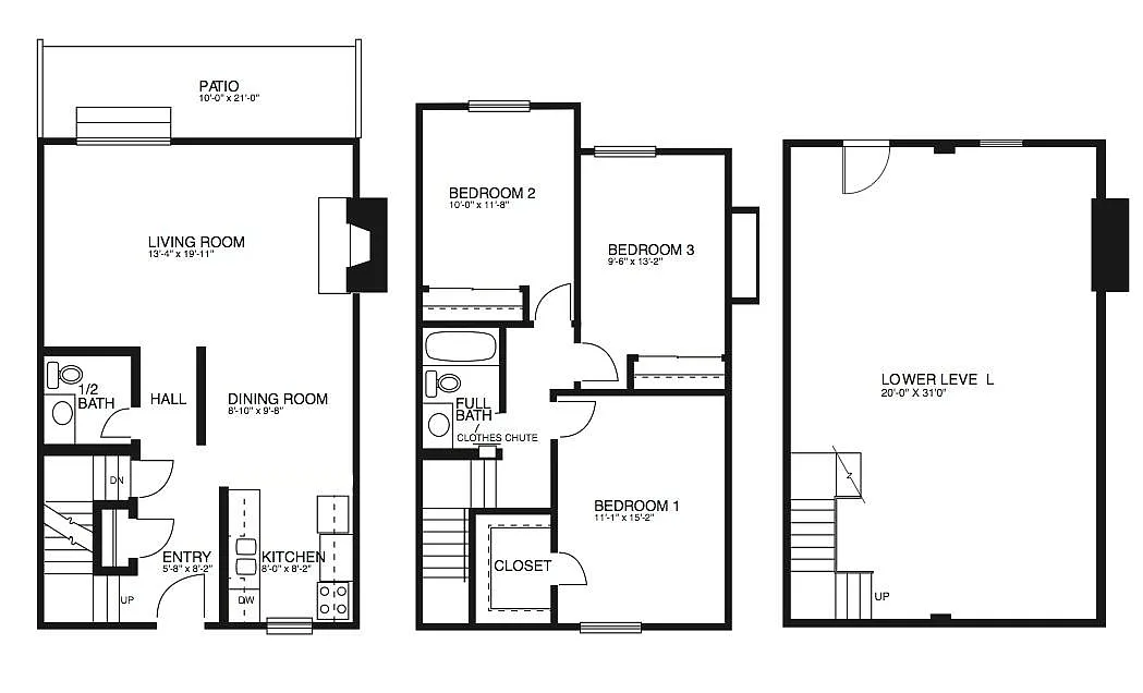 Floor plan Baron Townhome