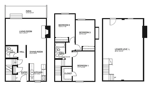 Floor plan Baron Townhome
