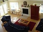 Living room, fireplace 