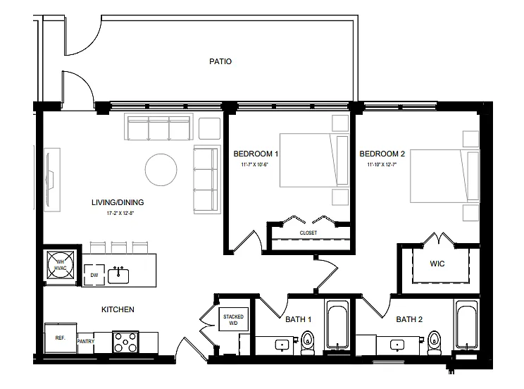 Floor plan Mills