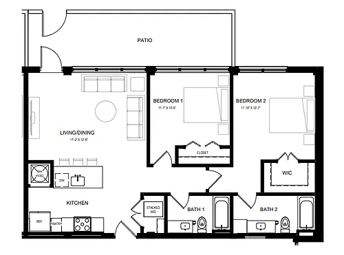 Floor plan Mills