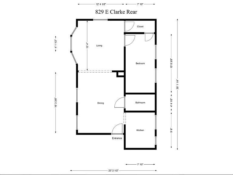 $1075 1 BA, 1 BA With Back Porch - Riverwest - 829 E Clarke — Photo 12