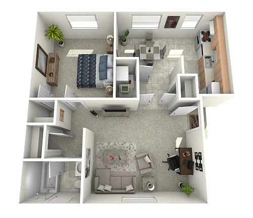 Floor plan A4-60