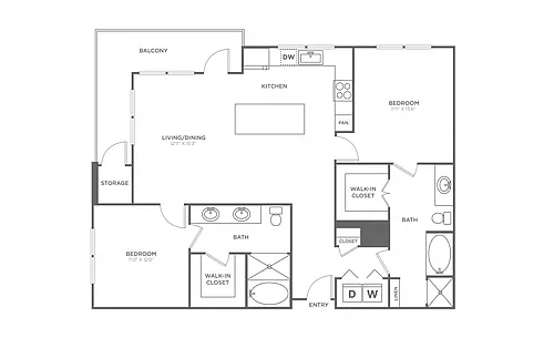 Floor plan B3
