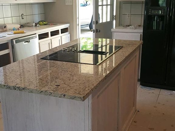 Kitchen during renovation