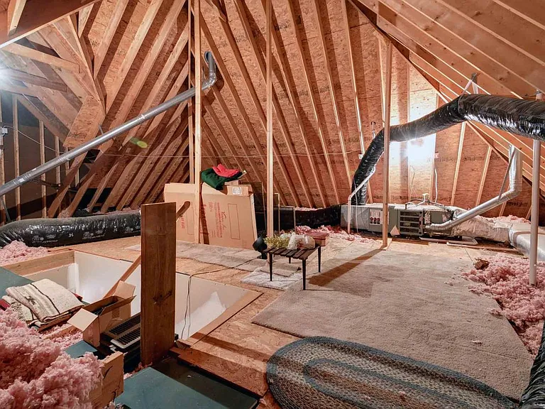 unfinished space for storage