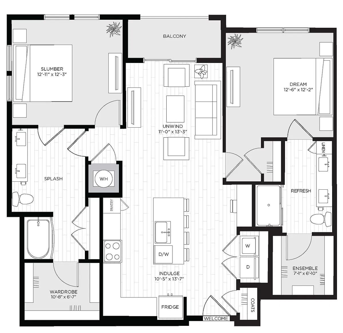 Floor plan B2