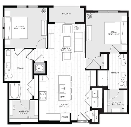 Floor plan B2