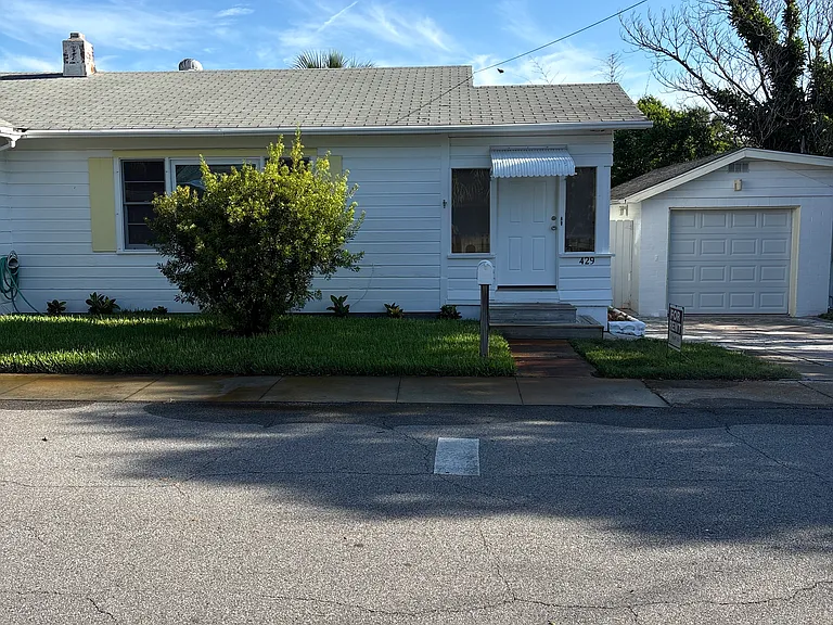 Front of house and driveway