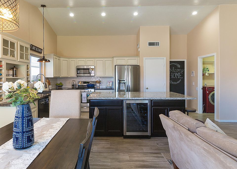 Kitchen w/ wine cooler