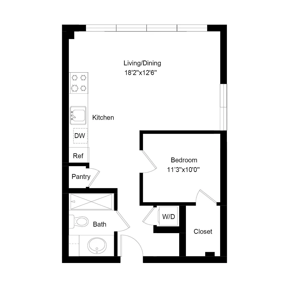 Floor plan A01