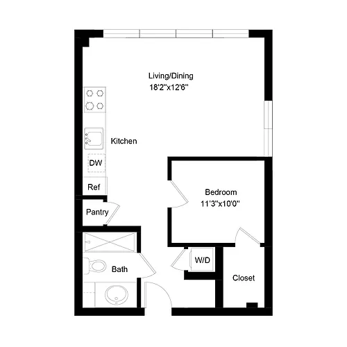 Floor plan A01