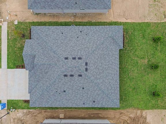 Joyce new construction quick move-in home 879 Tierra Dr. overhead view at Whiting Estates Spring Hil