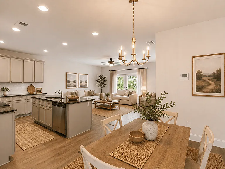 Open-concept living area designed for comfort, relaxation, and everyday living.