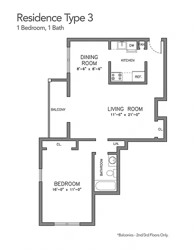 Floor plan Sutton Hill Type 3