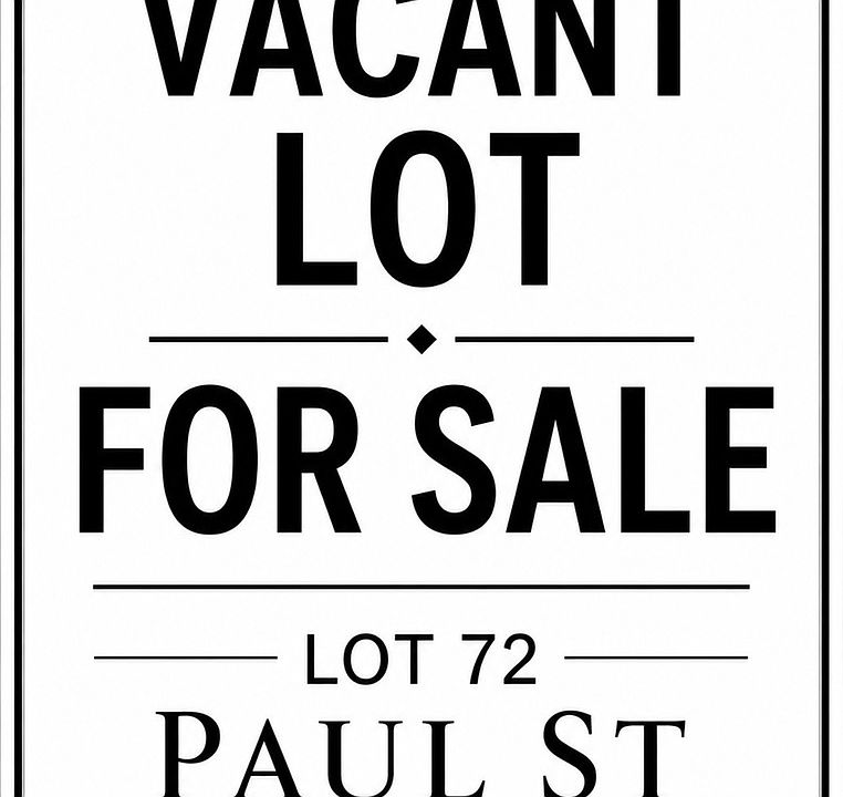 1st image of LOT 72 Paul St Lot 72