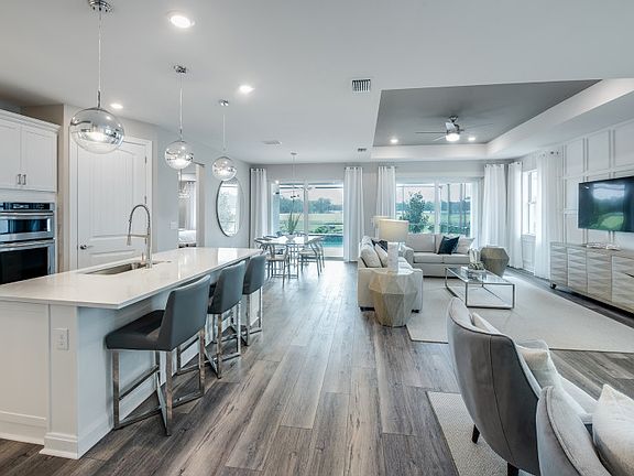 Flow-through new construction layout