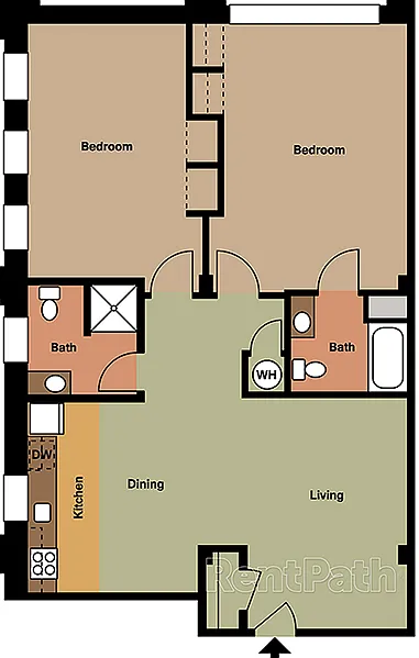 Floor plan 2 Bedroom