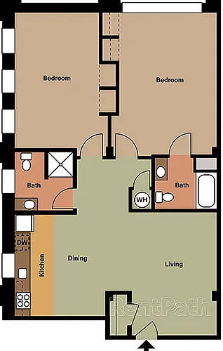 Floor plan 2 Bedroom