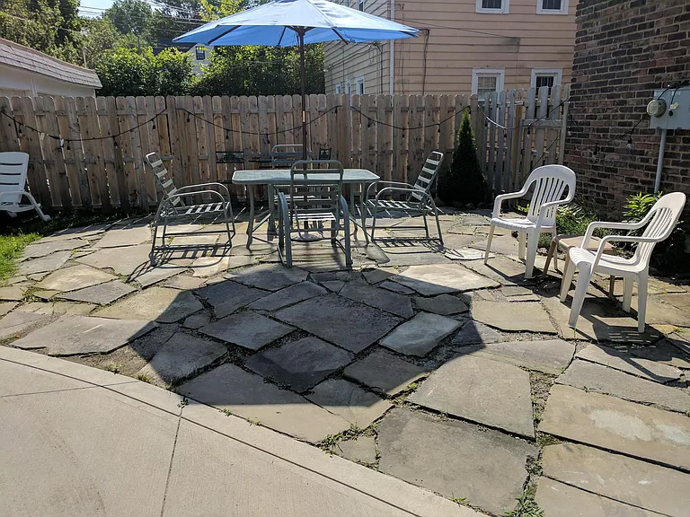 Backyard patio