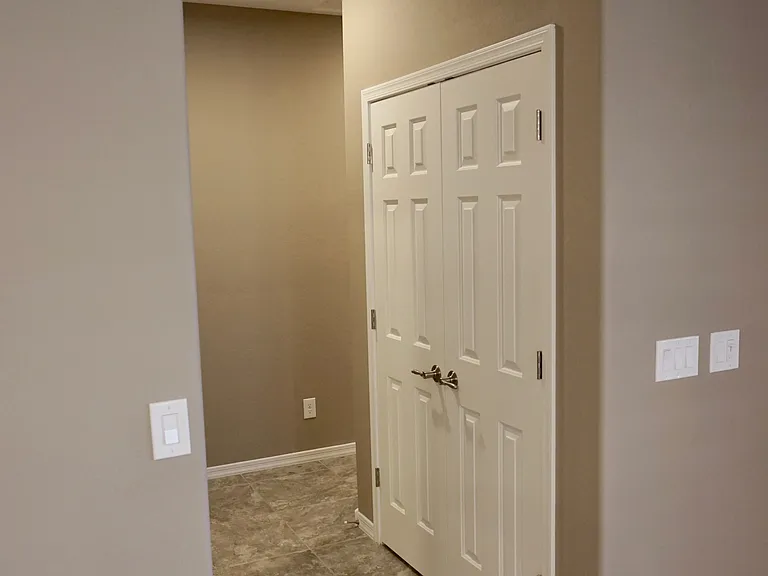 Hallway linen closet