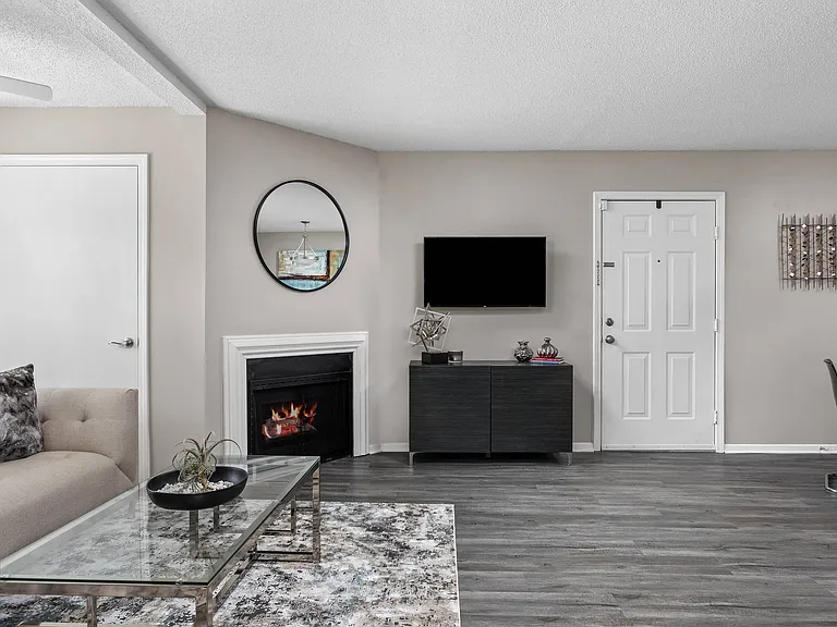 Living Room with Fireplace