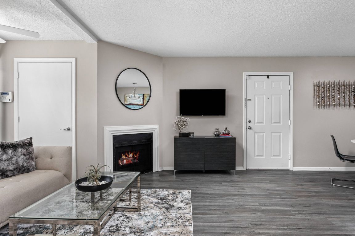 Living Room with Fireplace