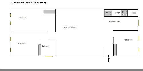 Rented by B S A Equities Corp