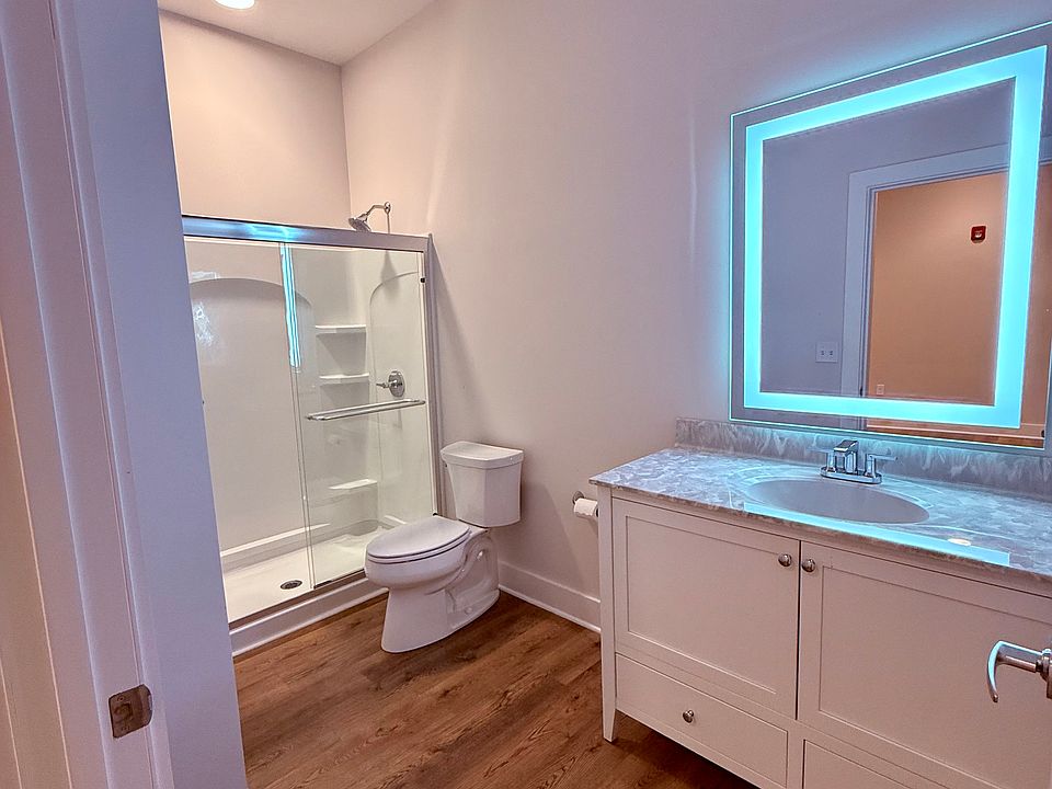 Bathroom with walk-in shower