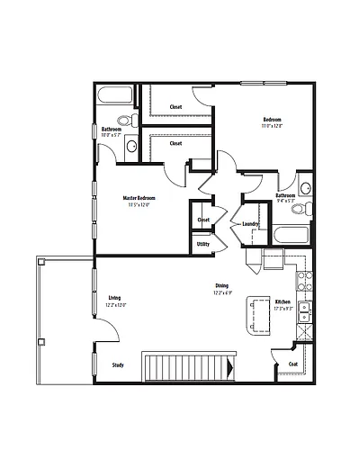 Floor plan B3