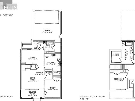 The Coral Cottage First and Second Floor