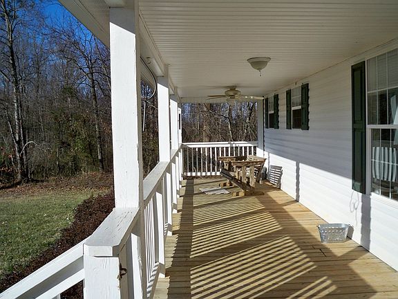Large Front Porch extends the length of the house