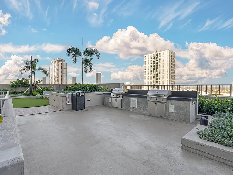 Rooftop Grill and Dining Area
