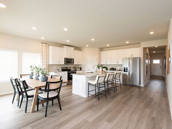 Enjoy your favorite meals in the modern kitchen.