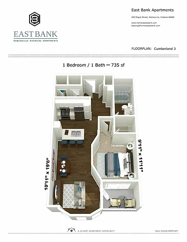 Floor plan Cumberland 3 1.1