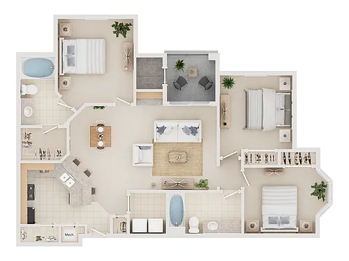 Floor plan Willow Oak