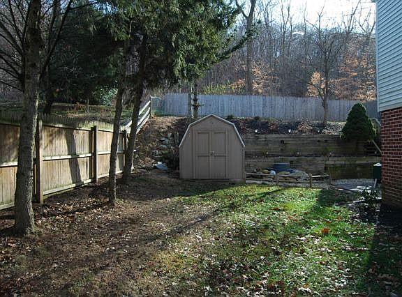 Shed & Pond During Winter