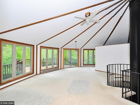 Great room floor plan with southern exposure.