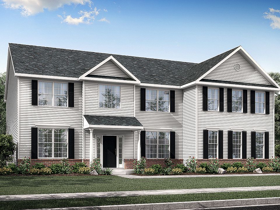 Colonial with 2-car garage