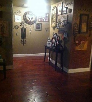 hallway between rooms