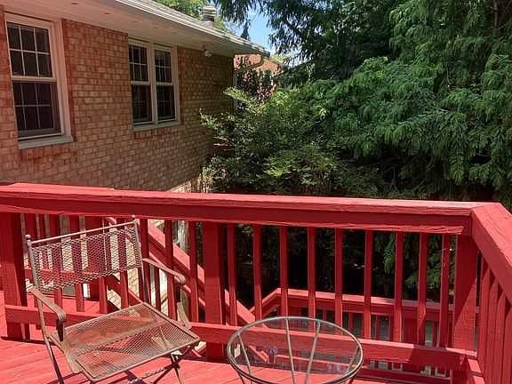 Upper patio off kitchen