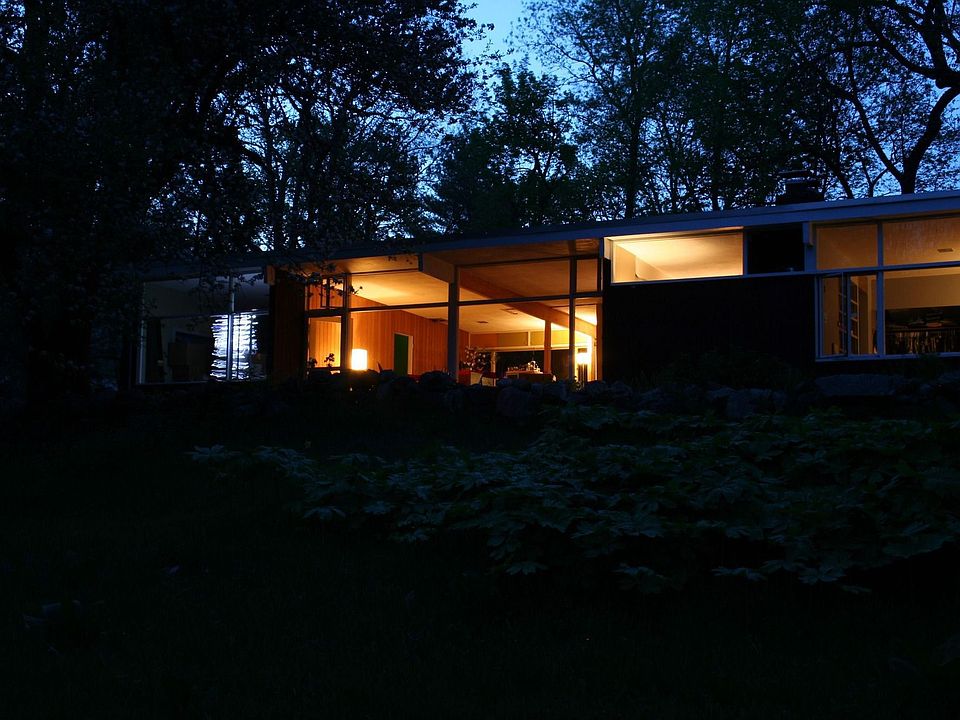 From the back yard at dusk