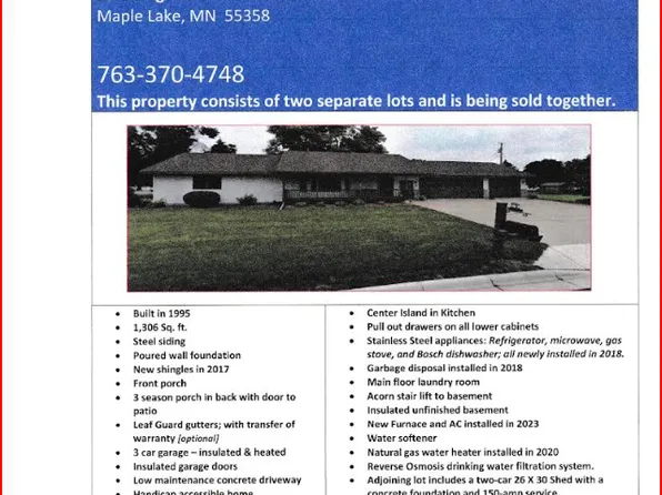 10 George St E, Maple Lake, MN 55358